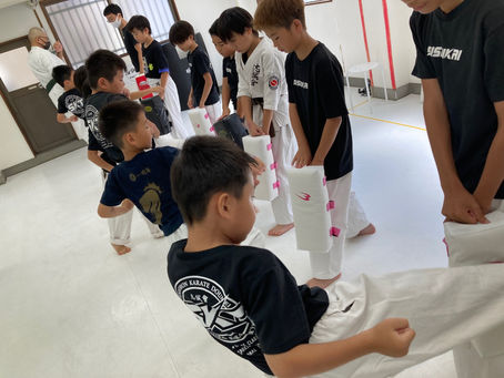 大田区 萩中 志誠會 空手 特別練習 2023.8.26 ③