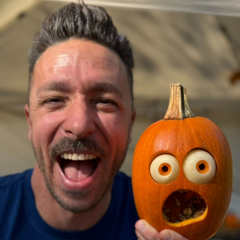 Adam Bierton Pumpkin Artist Sculptor Storyteller