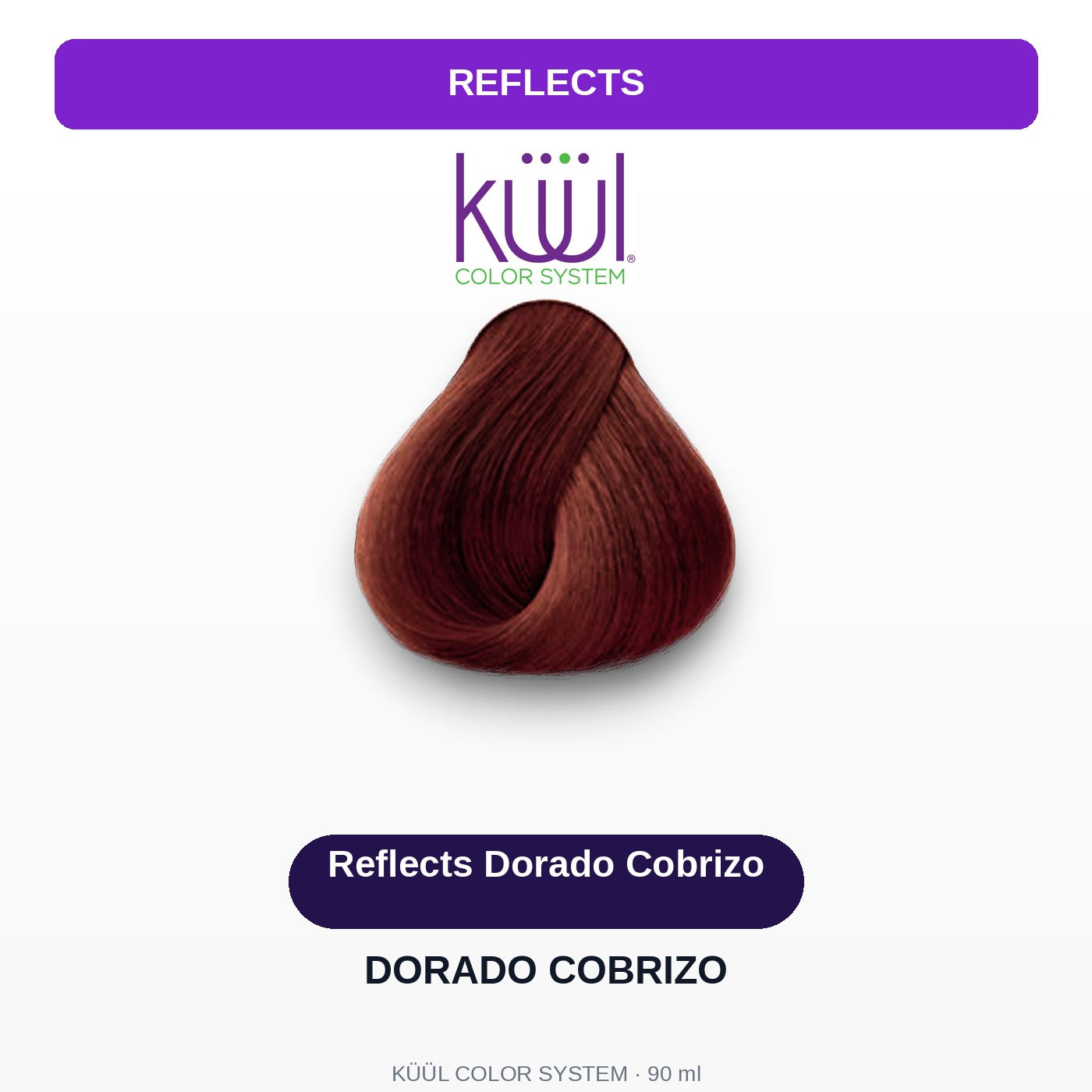 KÜÜL Color System — Reflects Dorado Cobrizo 90 ml