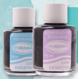 POMANIA Pegamento negro para pestañas