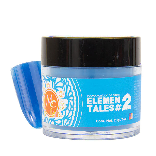 Polvo Acrílico Elementales #2 Azul – 1 oz