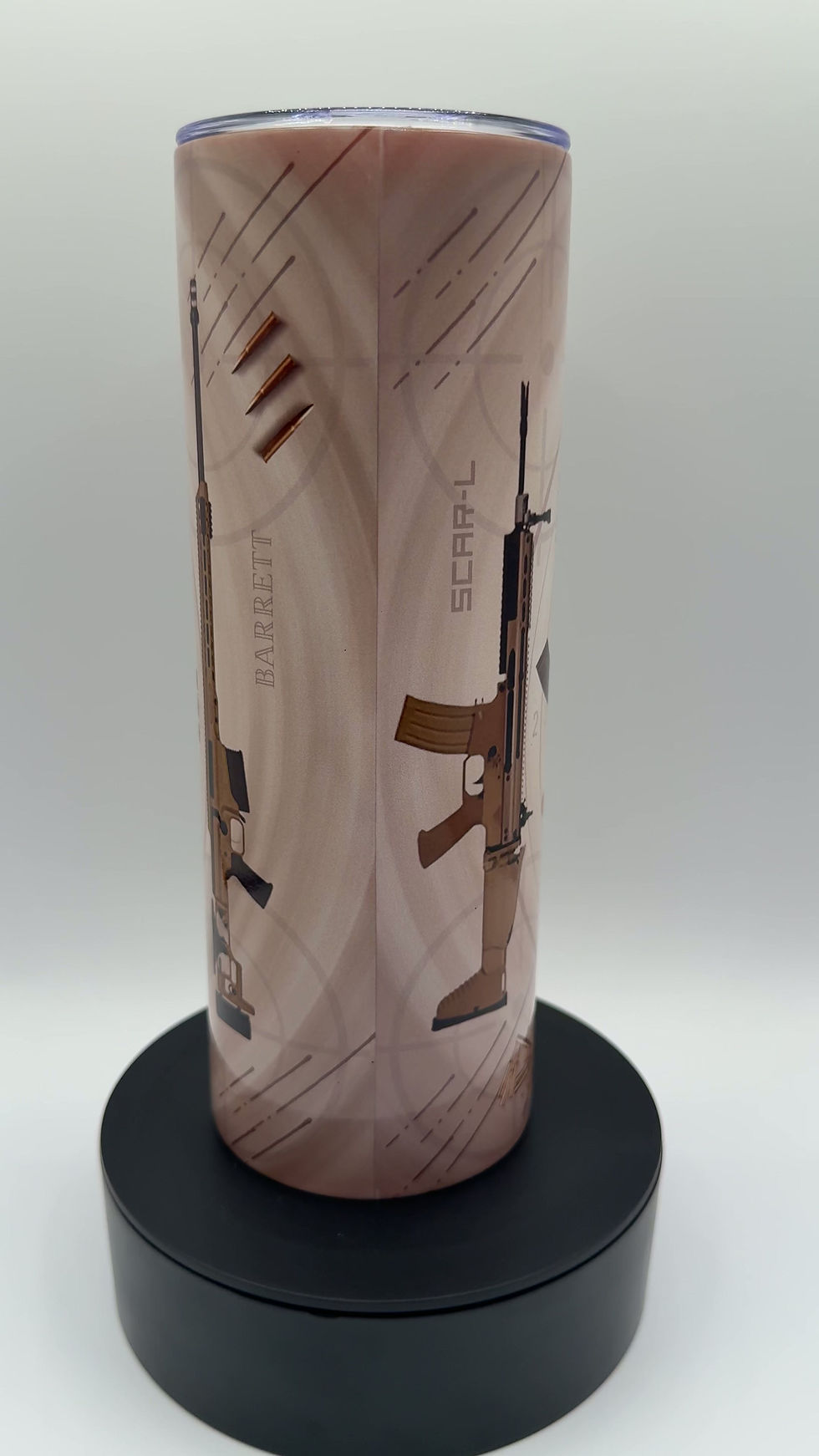 Thumbnail: Personalized 20 oz Straight Skinny Tumbler with Lid & Straw
