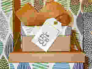 birthday bow box card