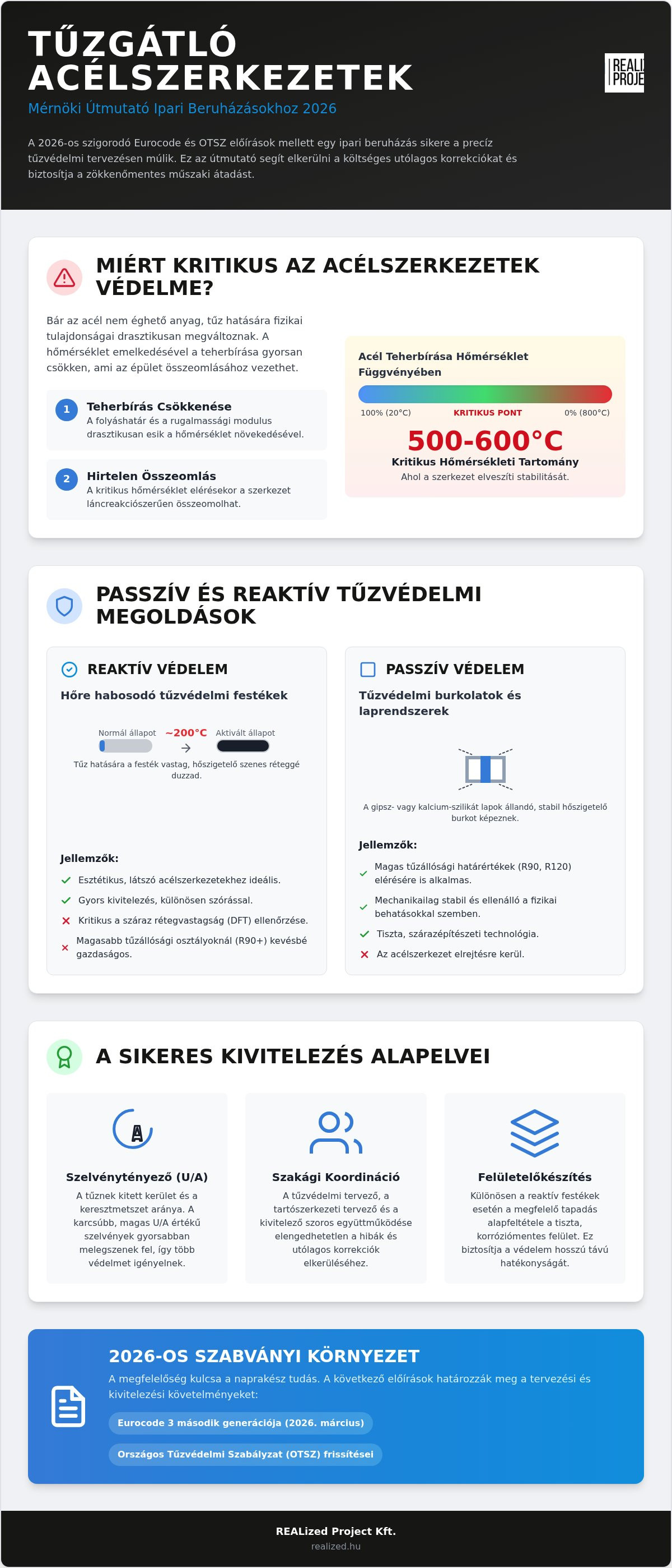 Tűzgátló acél szerkezetek