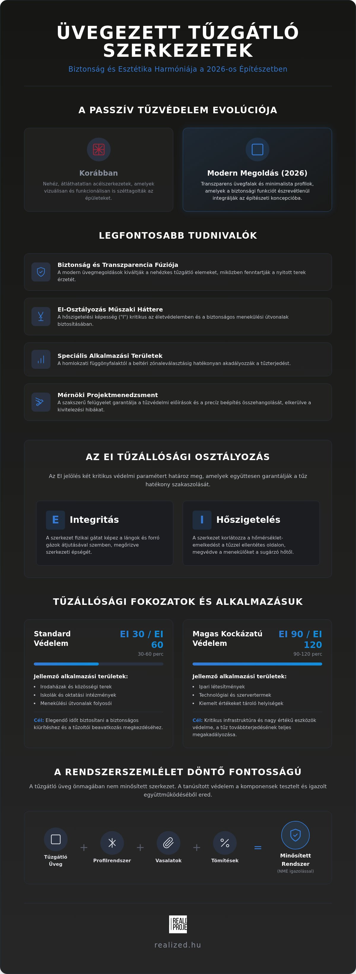 üvegezett tűzgátló szerkezetek