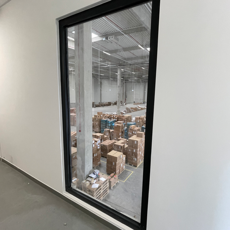 Alumínium tűzgátló ablakok.