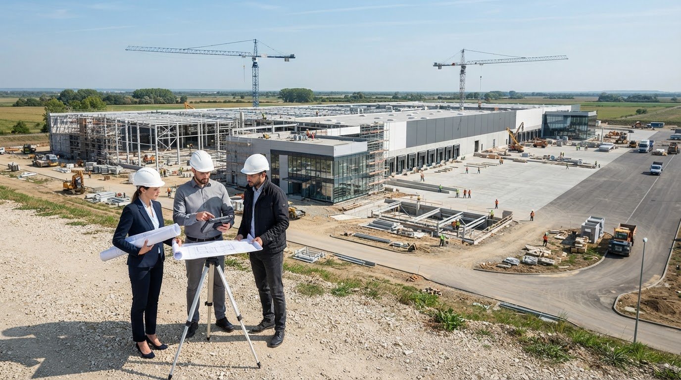 Projektmenedzsment ipari ingatlanfejlesztéshez: beruházói útmutató
