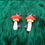 Thumbnail: Hungry Snail Mushroom Earrings