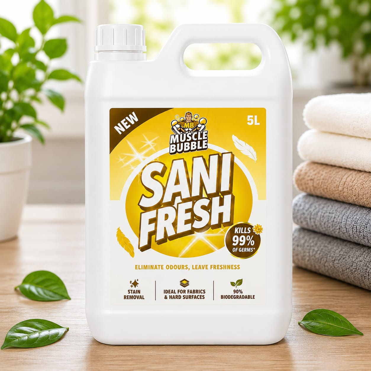 Sani Fresh 5L Multi-surface Sanitiser/Commercial and Home Use
