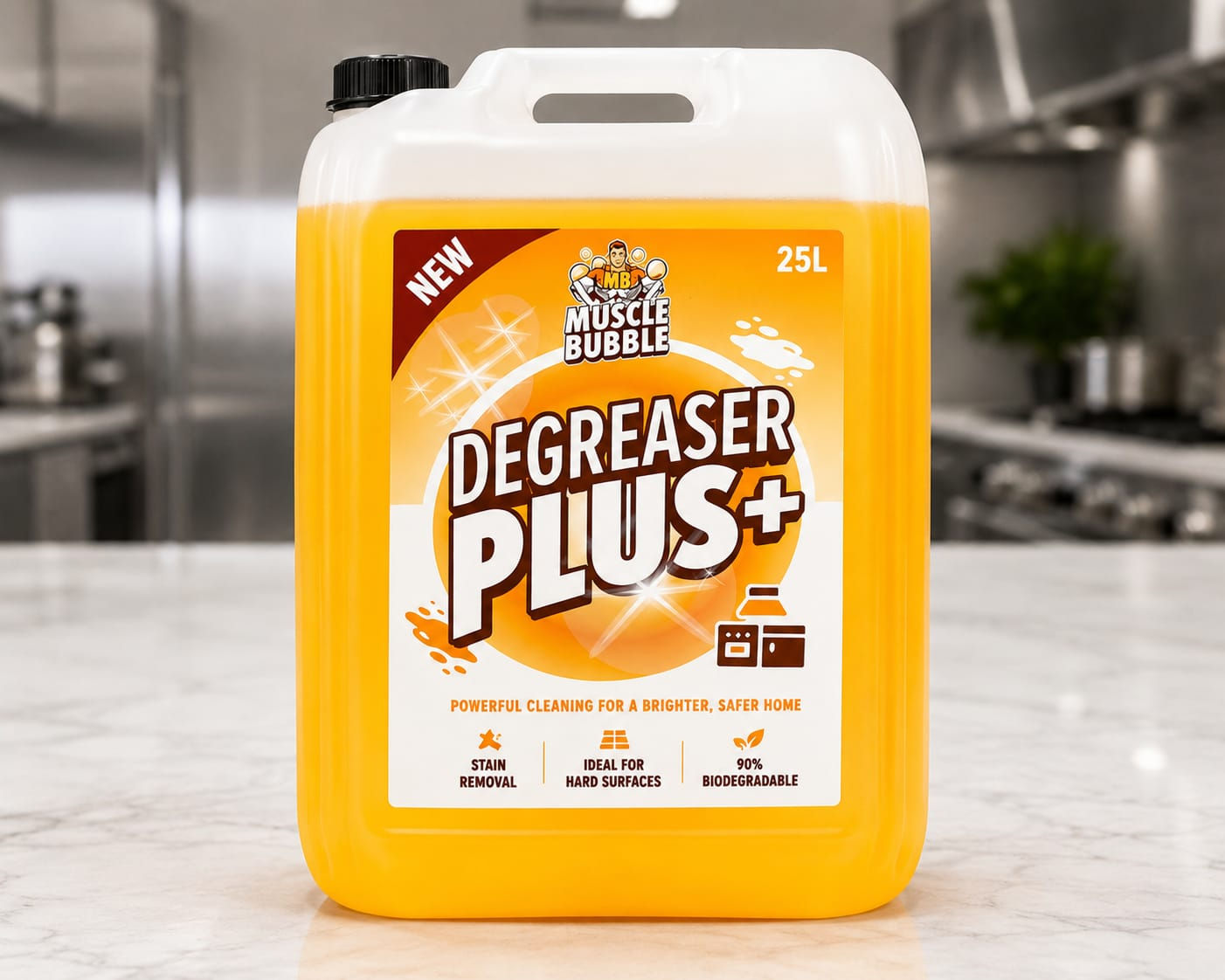 Degreaser Plus 25L / Professional Heavy Duty Kitchen & Multi-Surface Degreaser