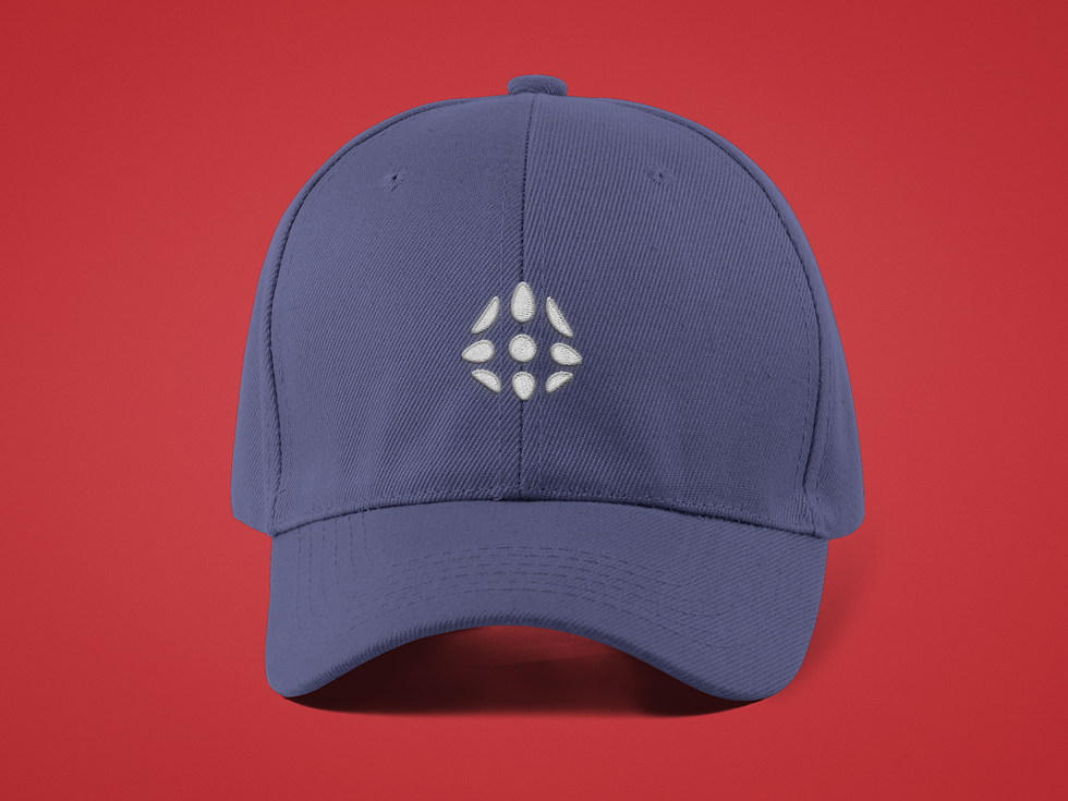 Thumbnail: Embroidered Dad Cap, White