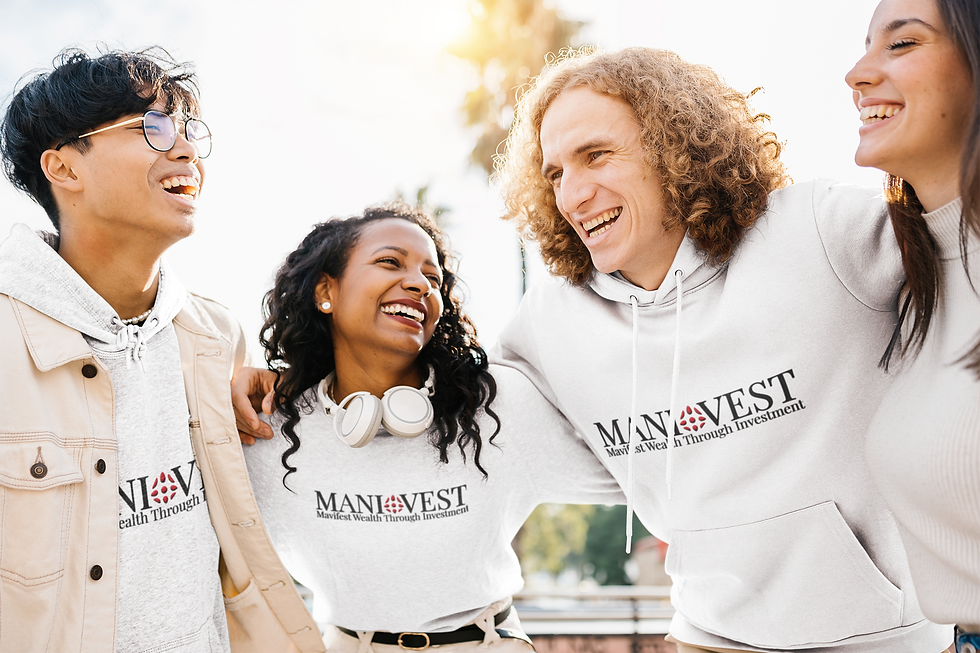 Manivest Logo Hoodie, Horizontal