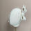 Thumbnail: Side view of retro style bow birdcage veil displayed on a mannequin head