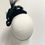 Thumbnail: Navy Felt Teardrop Hat with Peacock Feathers