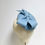 Thumbnail: Pale Blue Felt Bow Button Hat