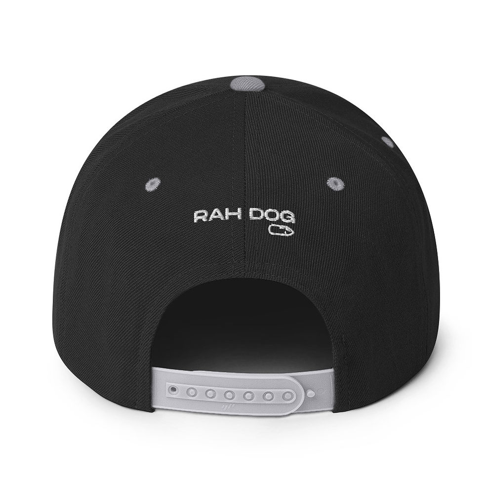 Thumbnail: Marine Snapback hat in grey, back