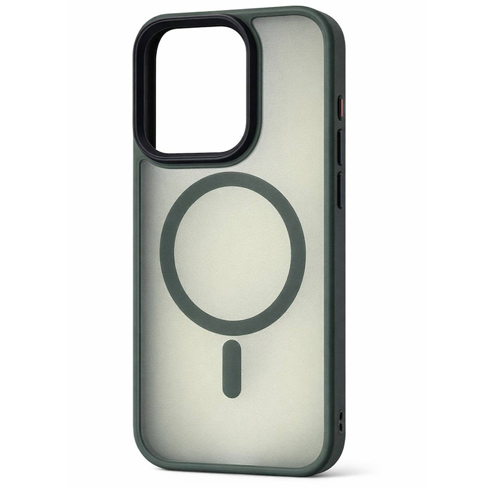 Чохол Matte Case з Magnetic Ring | iP 14 Pro | Dark Green