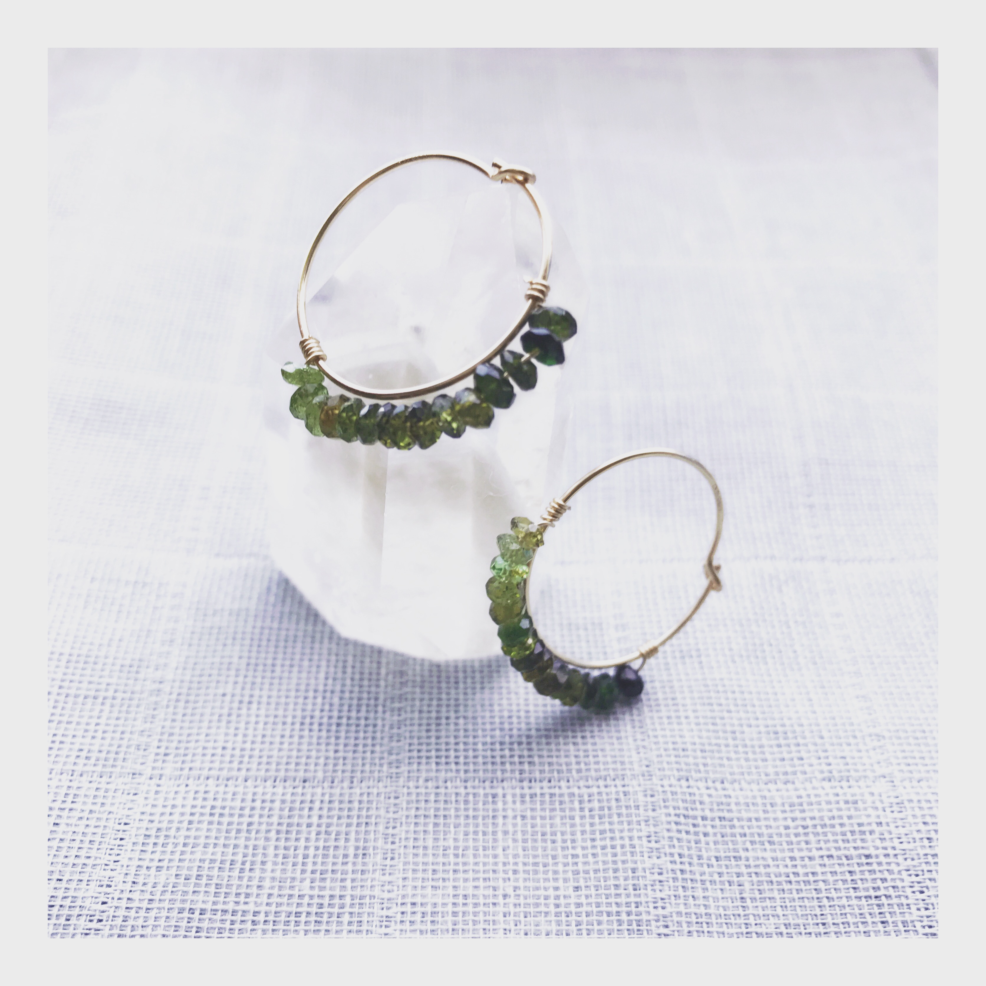 "In the forest " Green tourmaline +