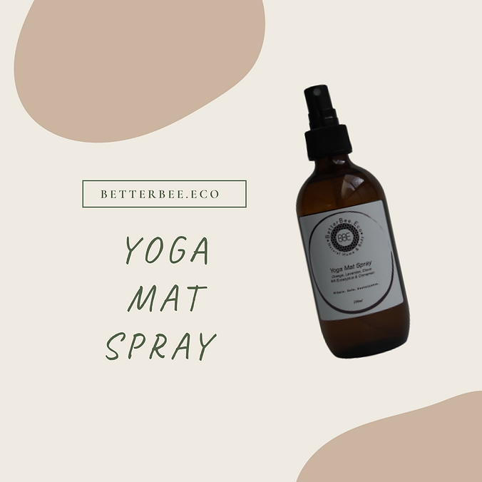 Yoga Mat Spray Betterbee Eco