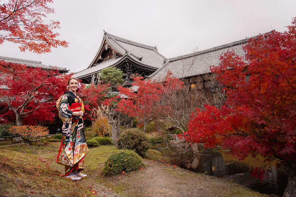 Elope in Kyoto in one of the city's beautiful private temples and gardens.