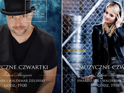 Muzyczne czwartki – letnie koncerty plenerowe w Pałacu Mierzęcin!