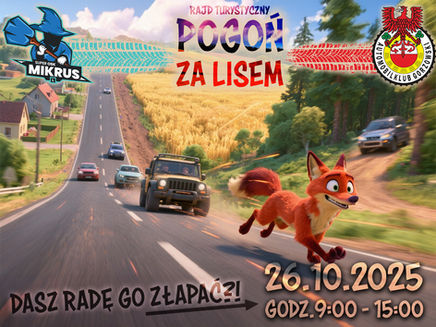 Turystyczny Rajd na Orientację „POGOŃ ZA LISEM 2025”