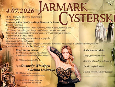 Jarmark Cysterski w Bledzewie 2026 – program, atrakcje, historia i wszystko, co warto wiedzieć