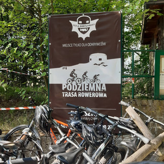 MRU Pętla Boryszyńska – jedyna podziemna trasa rowerowa w Polsce.