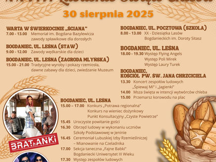 Powiatowe Święto Plonów 2025 - XXVIII Lubuskie Święto Chleba!