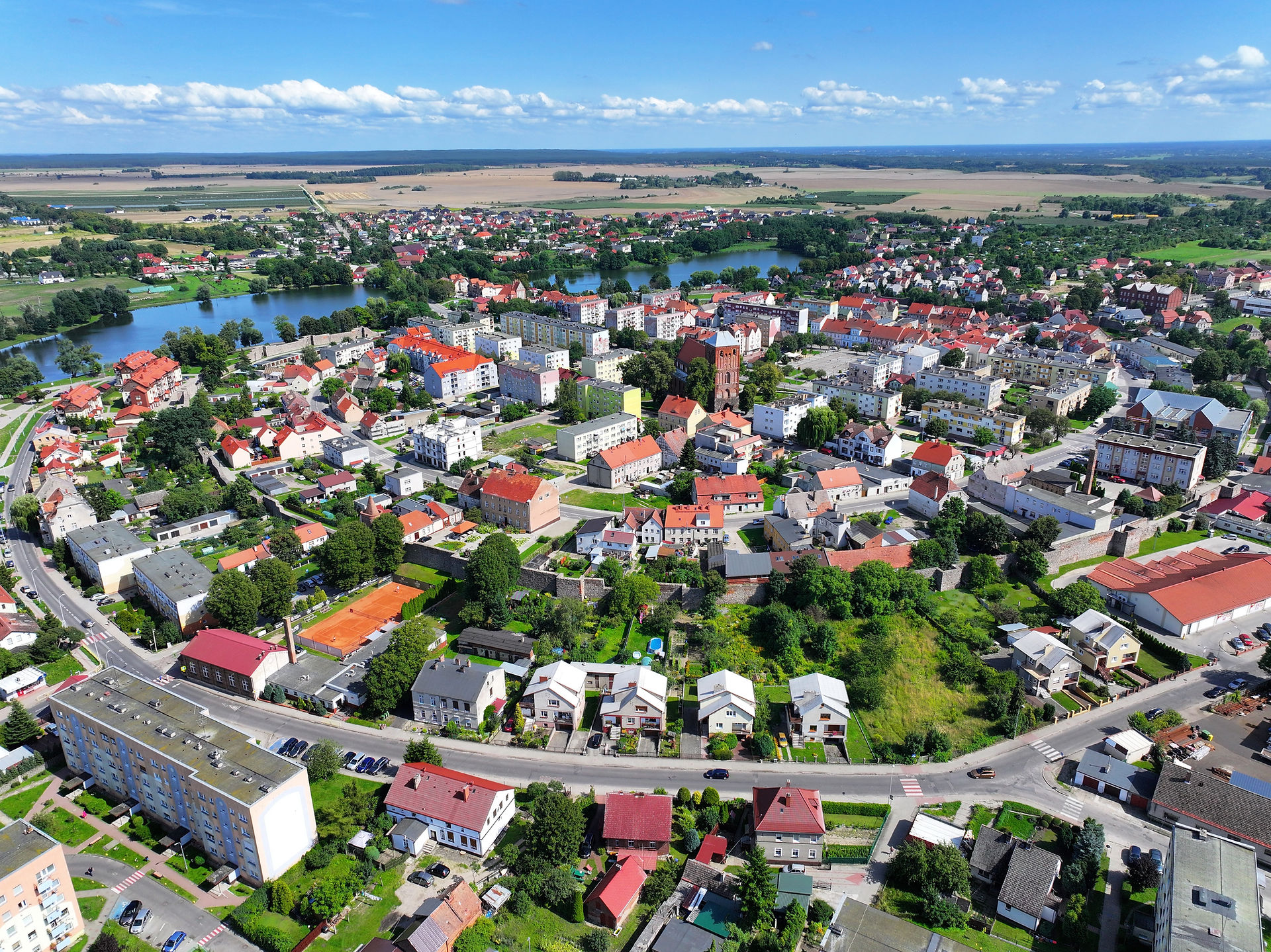 Wznieś się nad Strzelce Krajeńskie – zachwycający widok z góry