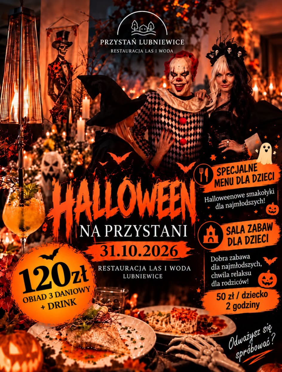 Halloween w Lubniewicach. Przystań zaprasza na wyjątkowe wydarzenie