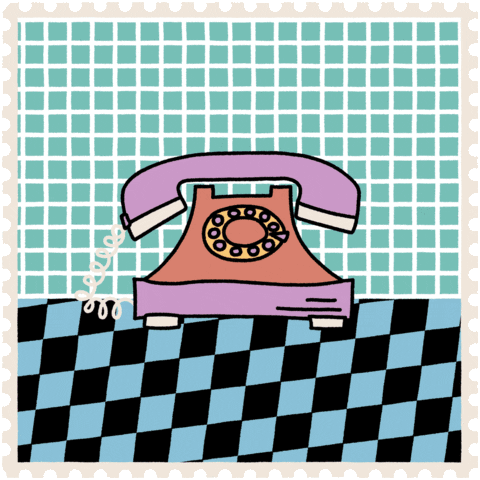 Phone Call Illustration GIF.gif