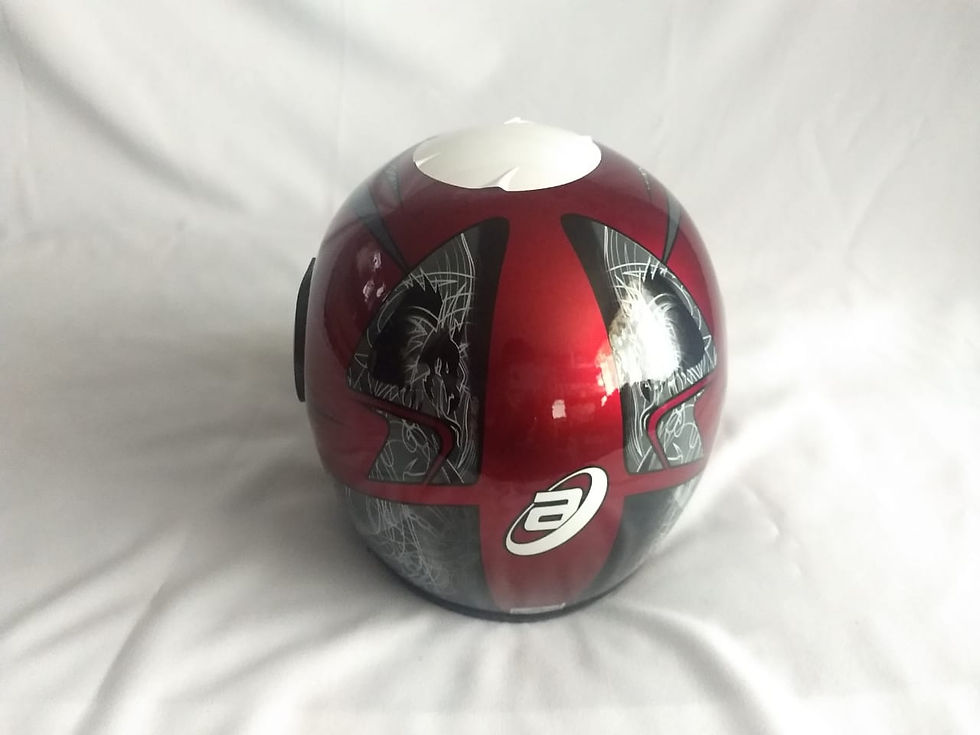 Miniatura: CASCO CERRADO DRAGONET ROJO