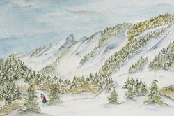 Little Skier-sold