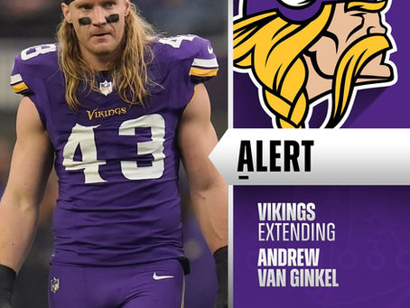 Vikings Extend Ginkel