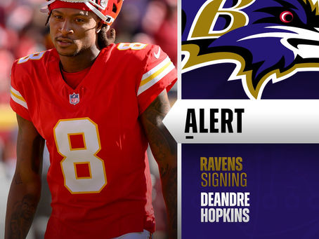 Ravens Sign Hopkins