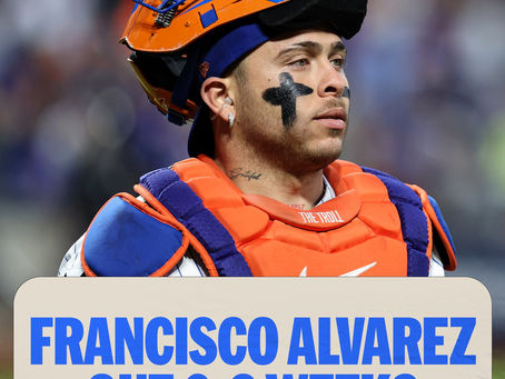 Mets' Alvarez Out 6-8 Weeks