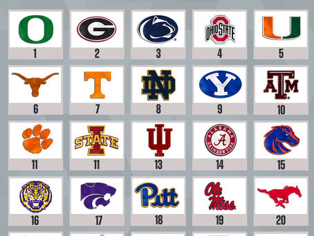 AP Poll Released for Week 10