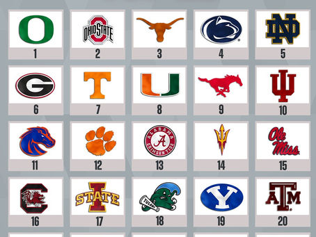 AP Poll Released for Week 14 of NCAA Football