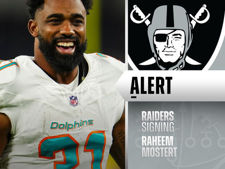 Raiders Sign Mostert