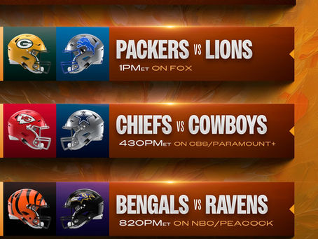 2025 NFL Thanksgiving Day Schedule