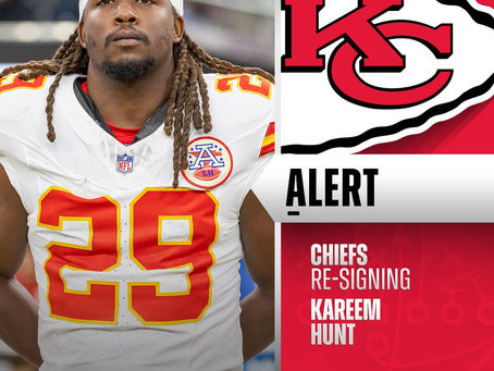 Chiefs Re-Sign Hunt