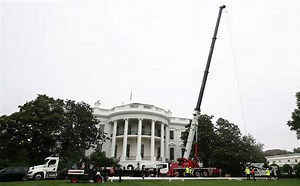 New Flagpoles Installed at the White House
