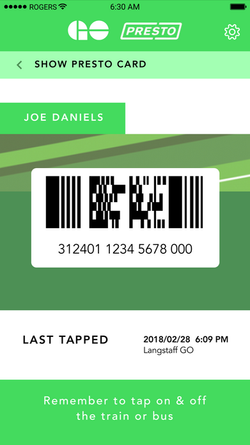 Presto Card