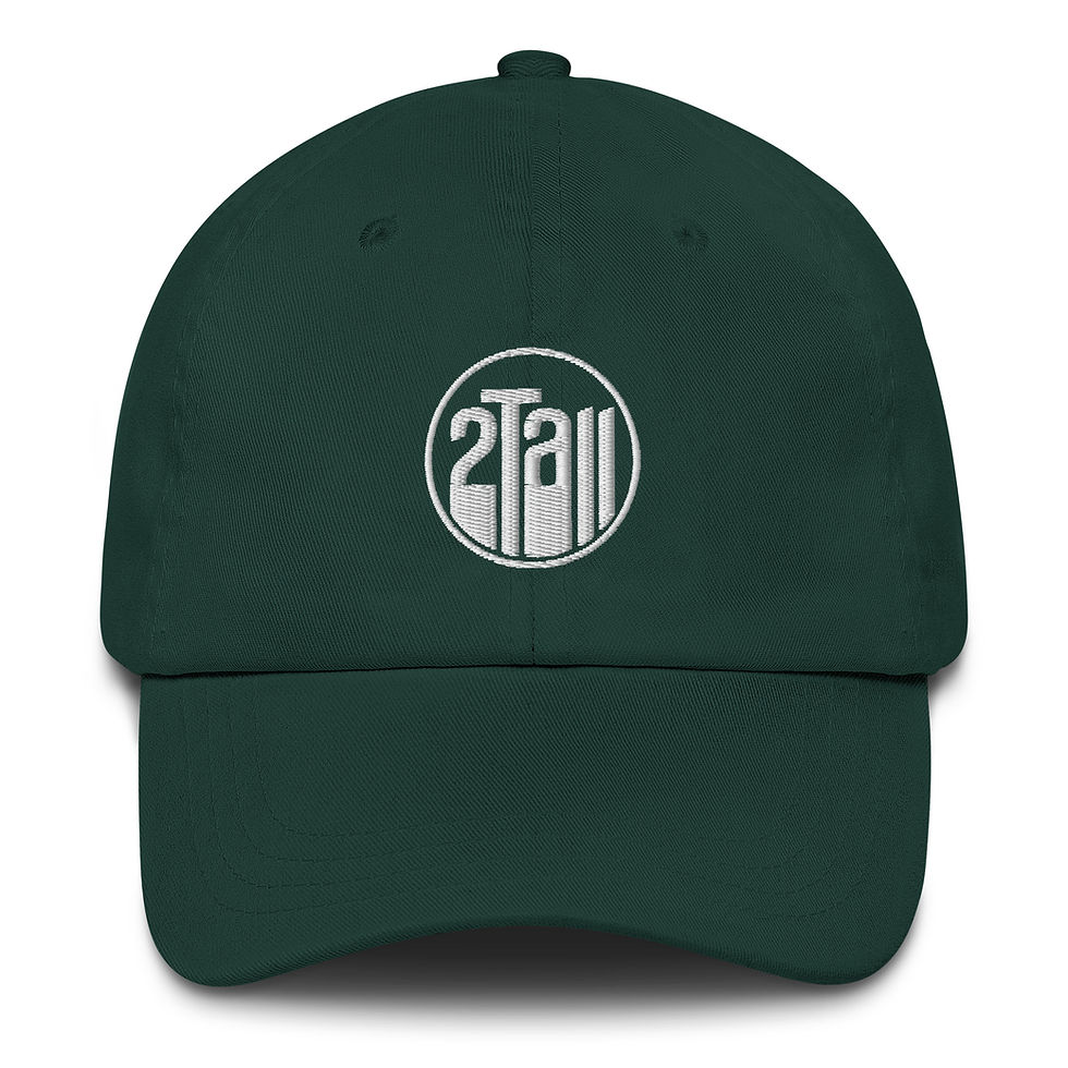Thumbnail: 2Tall Logo Drip Embroidered Baseball Cap