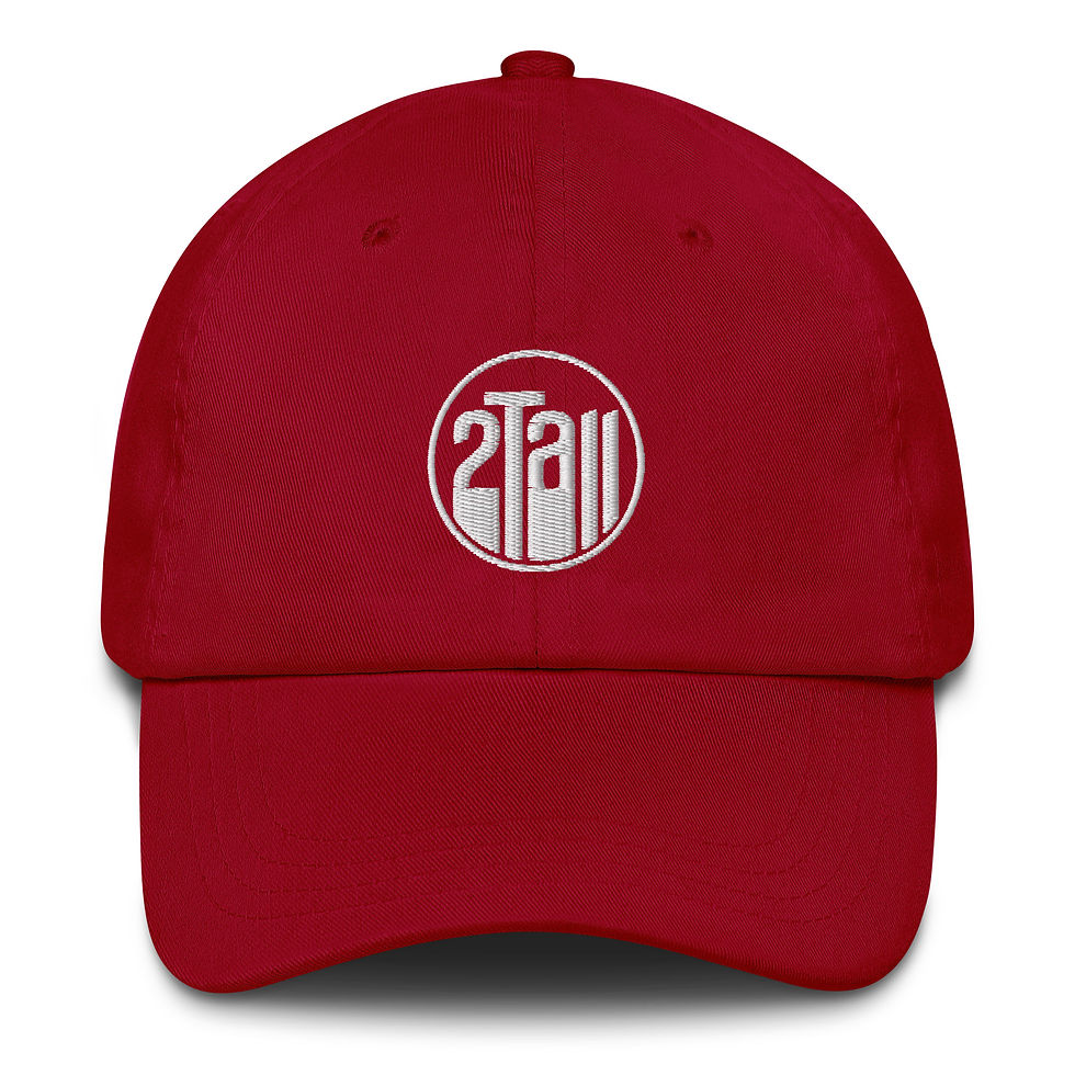 Thumbnail: 2Tall Logo Drip Embroidered Baseball Cap