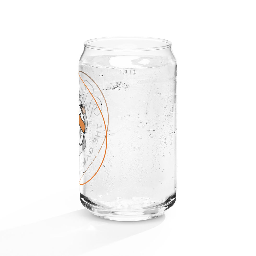 Thumbnail: 2Tall The Game Just Ended Skull Can Shaped Glass