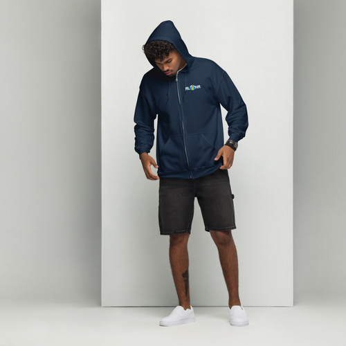 LA Intl Ukulele Fest 2025 Hoodie- Unisex heavy blend zip