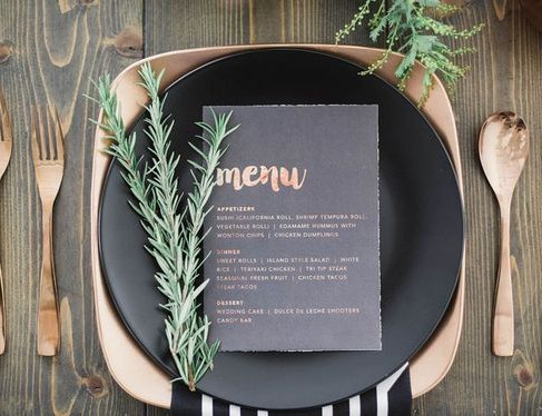 matrimonio a tema rame