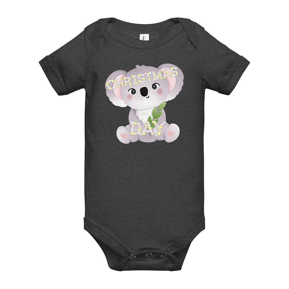Thumbnail: CHRISTMAS DAY Baby short sleeve one piece